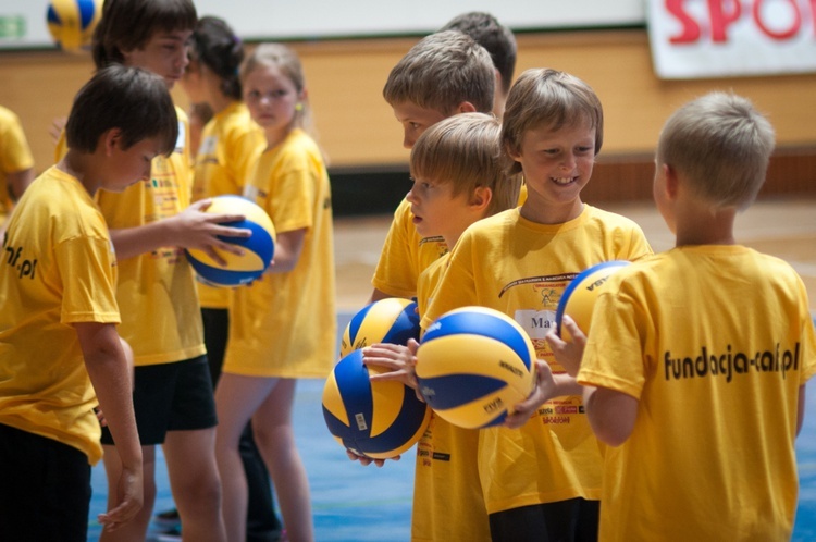 Siatkarski trening z Marcinem Możdżonkiem