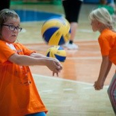 Siatkarski trening z Marcinem Możdżonkiem