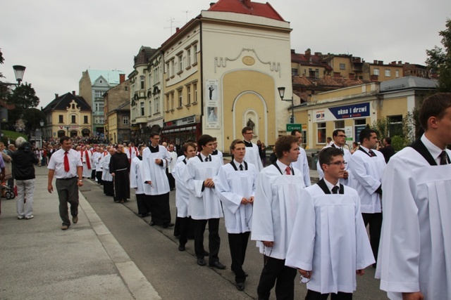 Polsko-czeska procesja ku czci św. Melchiora w Cieszynie