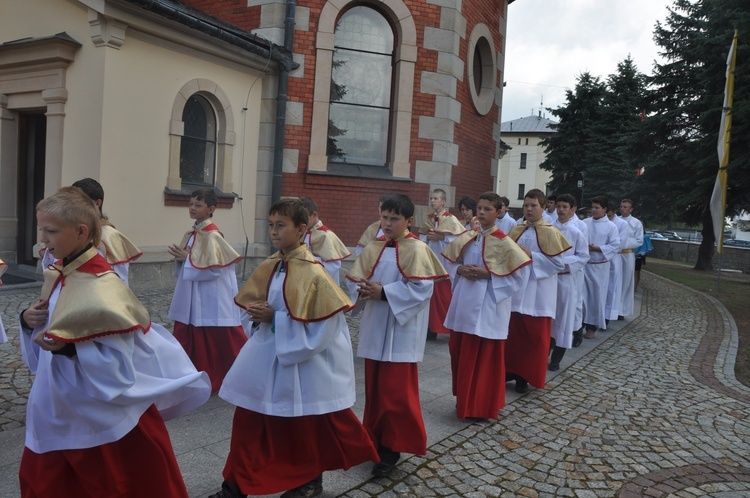 Rozpoczęcie peregrynacji obrazu MB Borzęcińskiej