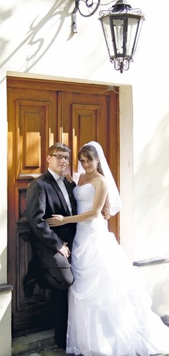 Ania i Marcin Porckowie pobrali się  przed miesiącem