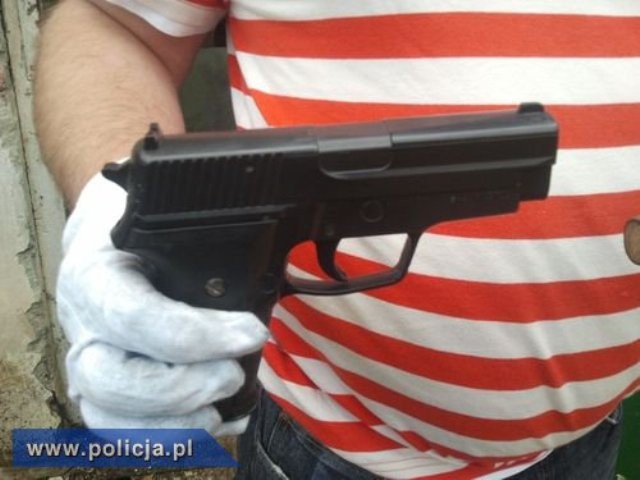 Broń znaleziona na miejscu zatrzymania sprawców porwania
