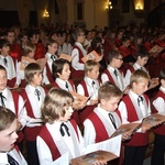 Uczestnicy ogólnopolskiego festiwalu chórów