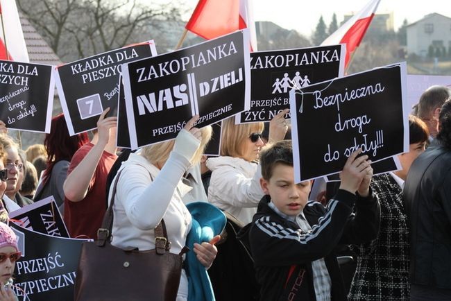 Protest na zakopiance