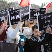 Protest na zakopiance