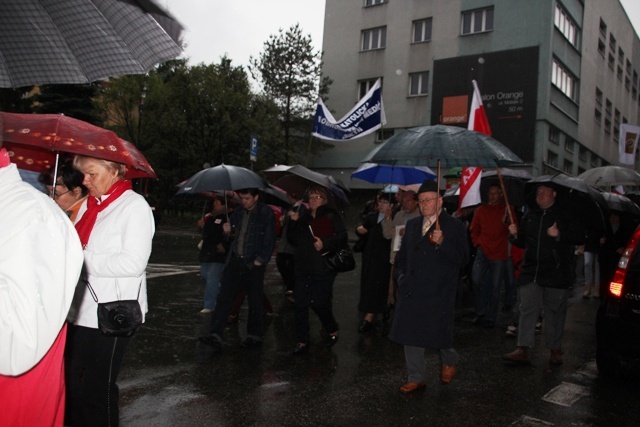 Marsz w obronie wolności mediów w Cieszynie