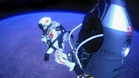 Felix Baumgartner przekroczył barierę dźwięku