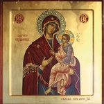 Niektóre ikony trafiły do skitu z niedostępnej greckiej góry Athos