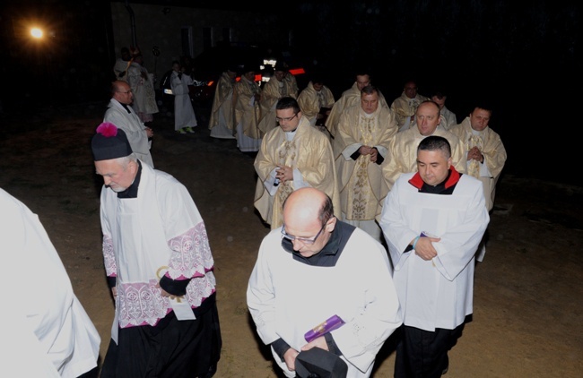 Wmurowanie kamienia węgielnego pod kościół pw. bł. Jana Pawła II