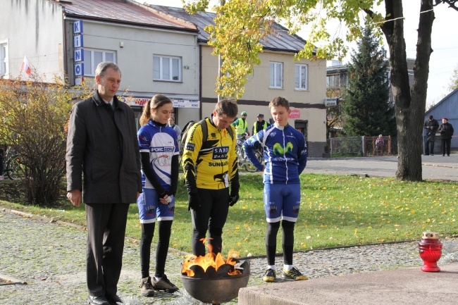 Rowerowy Rajd Niepodległości w Wojniczu