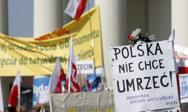 Coraz mniej Polaków popiera zabijanie