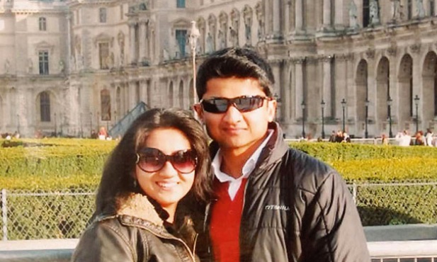 Savita Halappanavar z mężem Praveenem 