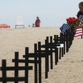 Krzyże na plaży  