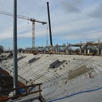 Trwa budowa stadionu Górnika Zabrze