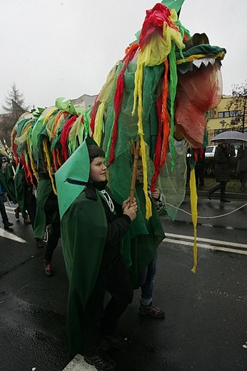 Orszak z górnikami