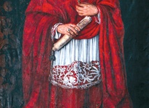 Portret kard. Augusta Hlonda wiszący w Kurii Metropolitalnej w Katowicach