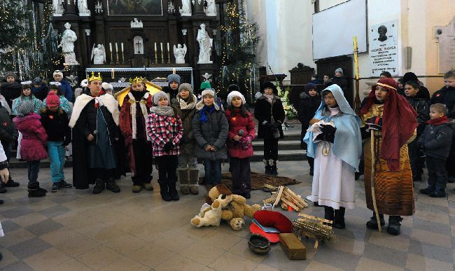 Jasełka w parafii bł. Jana Pawła II w Pułtusku