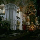Ołtarz główny oraz stalle
