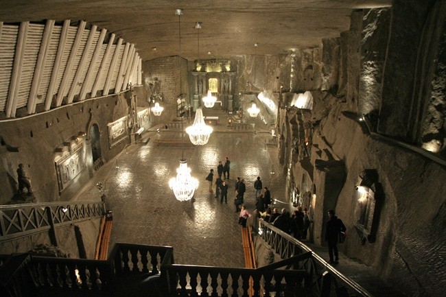 Turyści lubią Wieliczkę