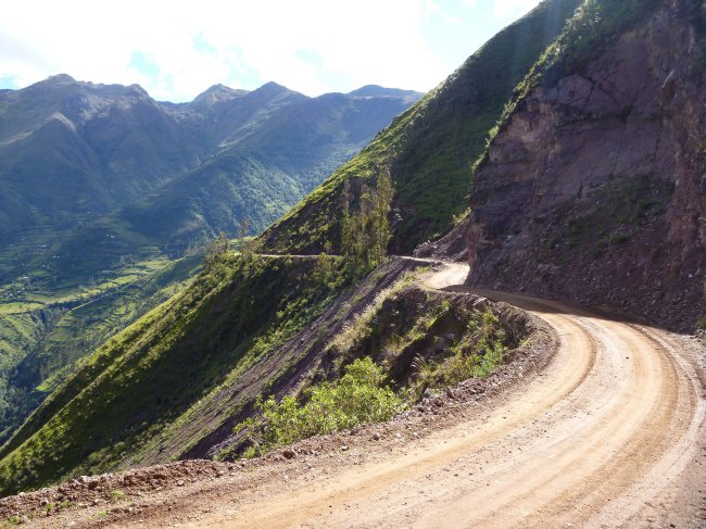 Drogi w peruwiańskich Andach