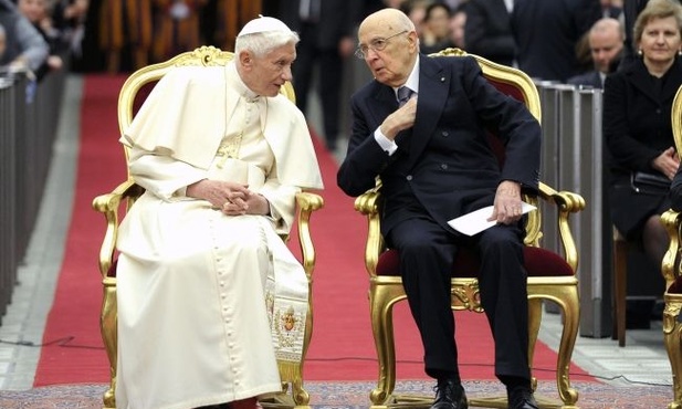 Prezydent Włoch pożegnał się z Papieżem