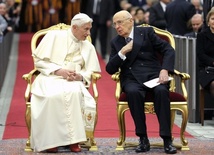 Prezydent Włoch pożegnał się z Papieżem