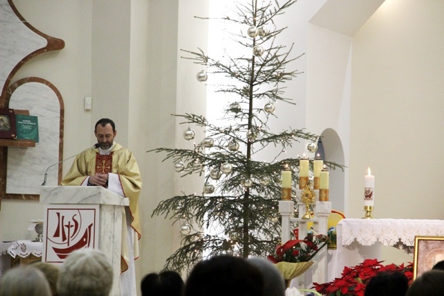 Powitanie patrona u bielskich pallotynów