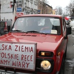 Protest rolników w Nowym Sączu