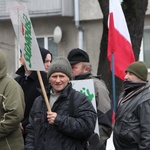 Protest rolników w Nowym Sączu