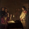 Gerrit van Honthorst:  Chrystus przed Kajfaszem,  National Gallery, Londyn