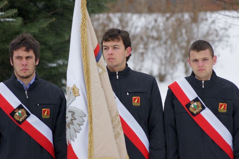 Na uroczystości obecni byli także młodzi ludzie