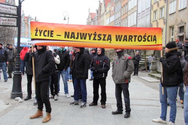 Manifestacje w Gdańsku