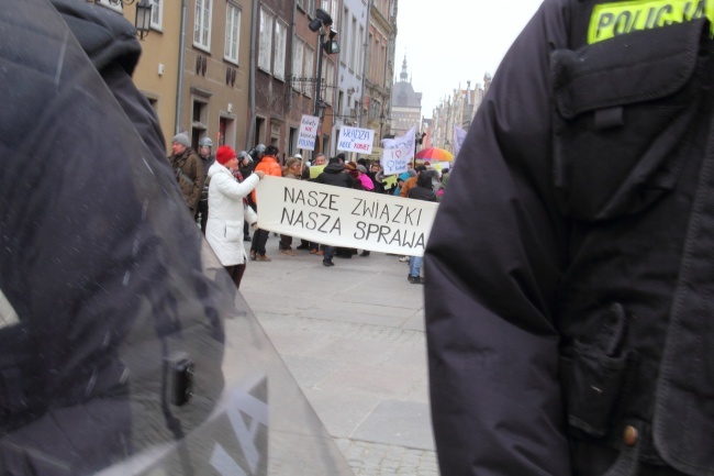 Manifestacje w Gdańsku