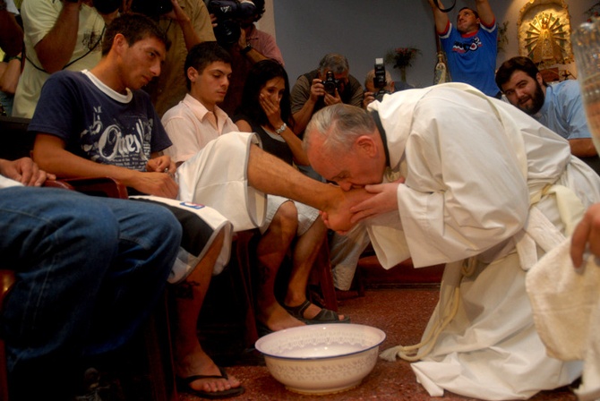 Papież Franciszek w Loży Błogosławieństw