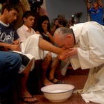 Papież Franciszek w Loży Błogosławieństw