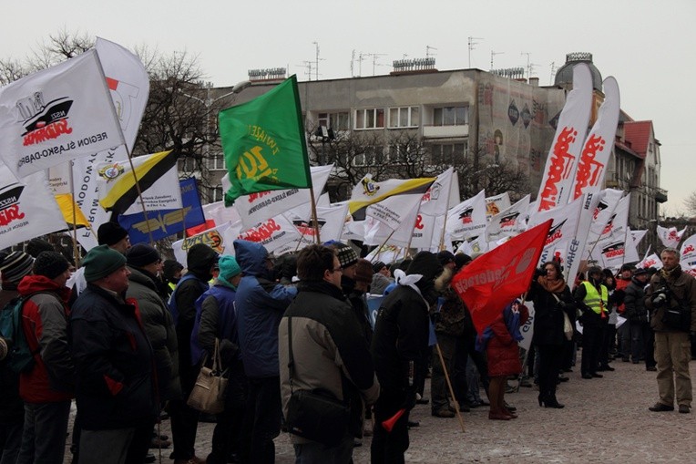 Strajk generalny i protesty na Śląsku – Katowice