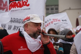 Antyrządowy protest w Rybniku