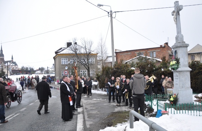 Wielkanocna procesja konna w Raciborzu - Sudole