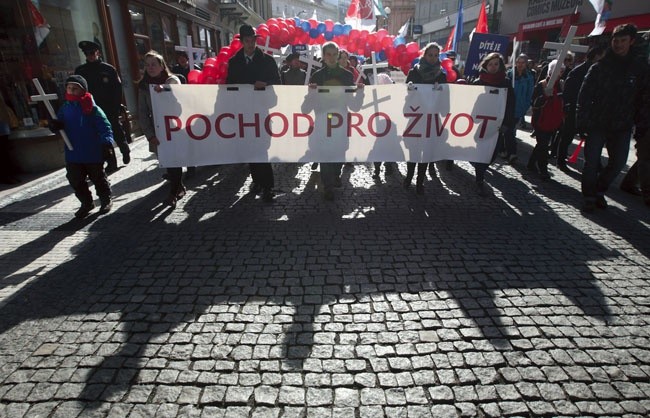 W XII Marszu dla Życia w Pradze wzięło udział  około 3 tys. osób 