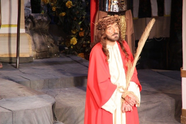 W roli cierpiącego Pana Jezusa - Stanisław Pońc