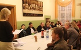 Organizatorzy pielgrzymki w Centrum Caritas w Lipniku