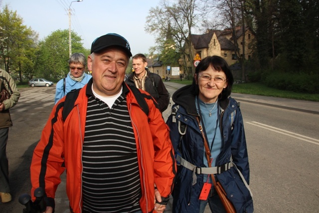 Idą z Cieszyna do Łagiewnik