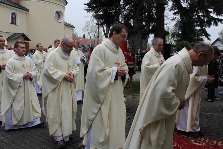 Eucharystia pątników z bp. Piotrem Gregerem