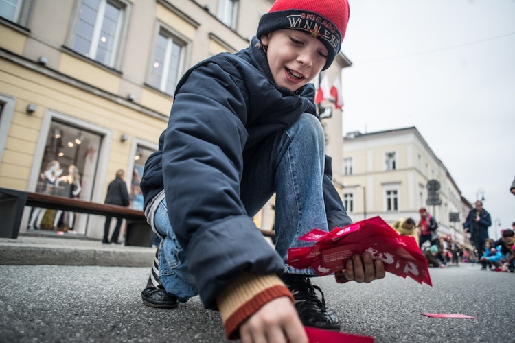 Marsz promocyjny "Trójki" i "Gazety Wyborczej"