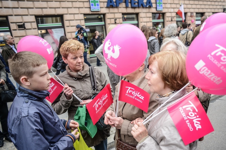 Marsz promocyjny "Trójki" i "Gazety Wyborczej"