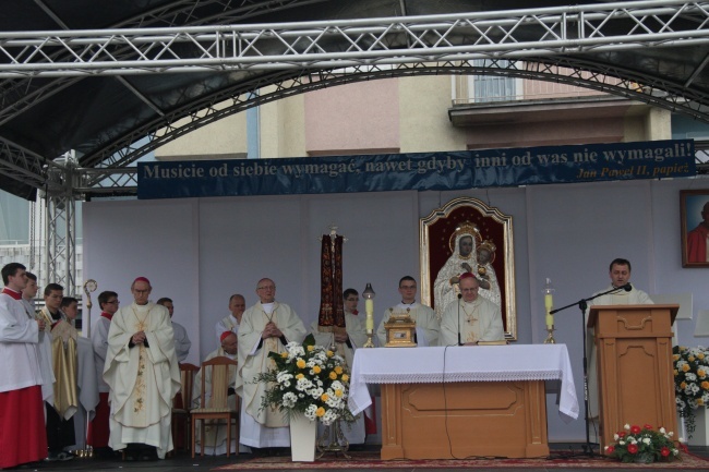 Odsłonięcie pomnika bł. Jana Pawła II