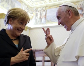 Papież spotkał się z Angelą Merkel