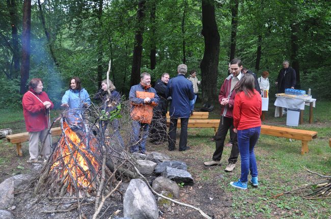 Pielgrzymka Rycerzy Kolumba na Górę Chełmską