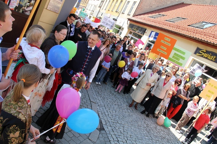 Marsz dla Życia i Rodziny - Wodzisław Śl. 2013