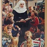 Portret matki Czeskiej w Gimnazjum i Liceum  im. Jana Pawła II Sióstr Prezentek w Rzeszowie